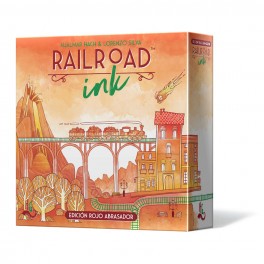 Railroad Ink Rojo Abrasador Railroad Ink Rojo Abrasador